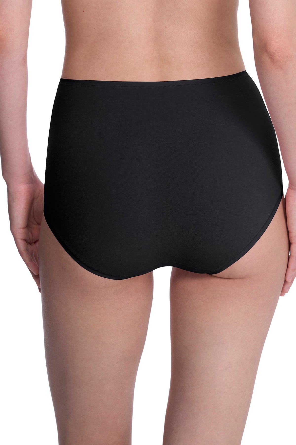 Bliss Bare Cotton High Waist Brief 3-Pack Black/Black/Café Natori