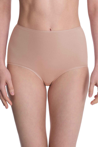 Bliss Bare Cotton High Waist Brief 3-Pack Black/Black/Café Natori