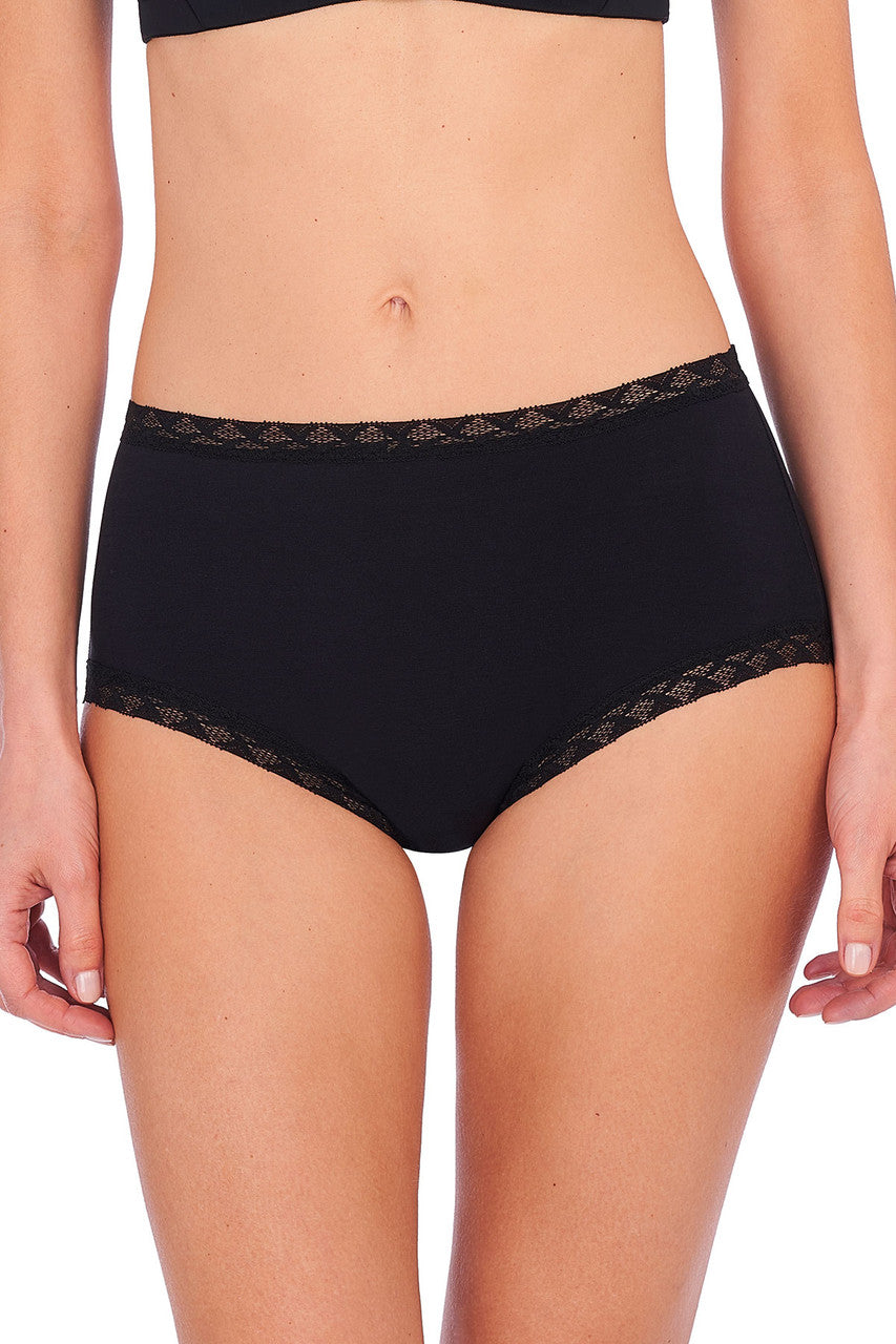 Buy Bliss Full Brief 6-Pack in Black/Café Online Black/Café Natori