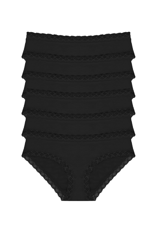 Buy Bliss Girl Brief 6-Pack in Black Online Black Natori