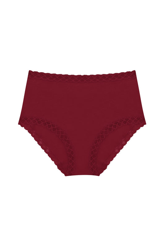 Bliss Full Brief Dk Red Natori