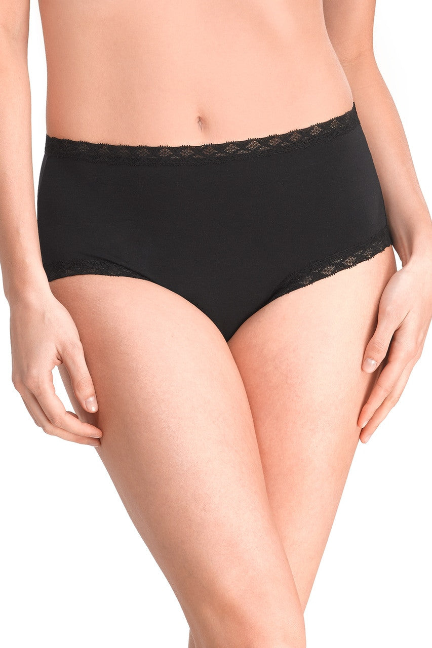 Buy Bliss Full Brief in Black Online Black Natori