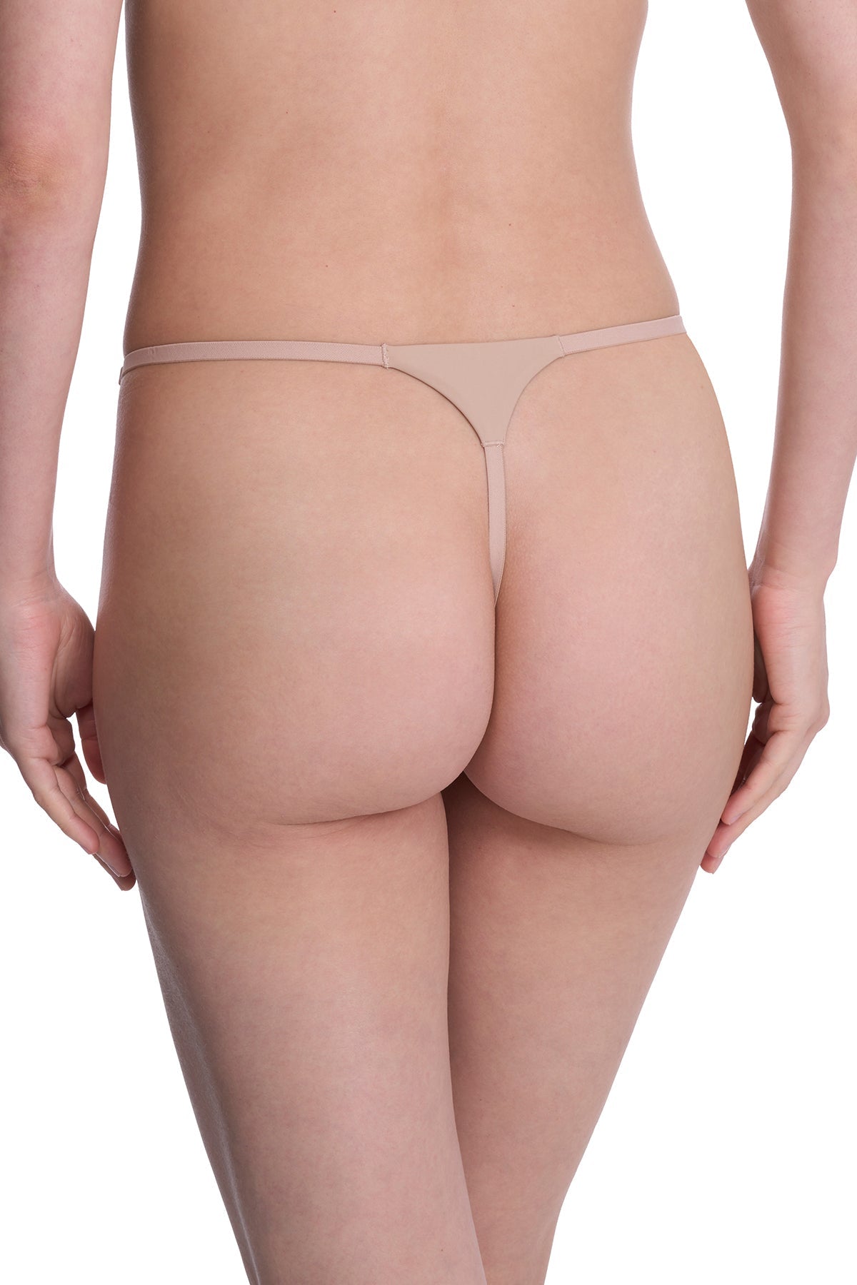 Verge Adjustable String Thong Café Natori