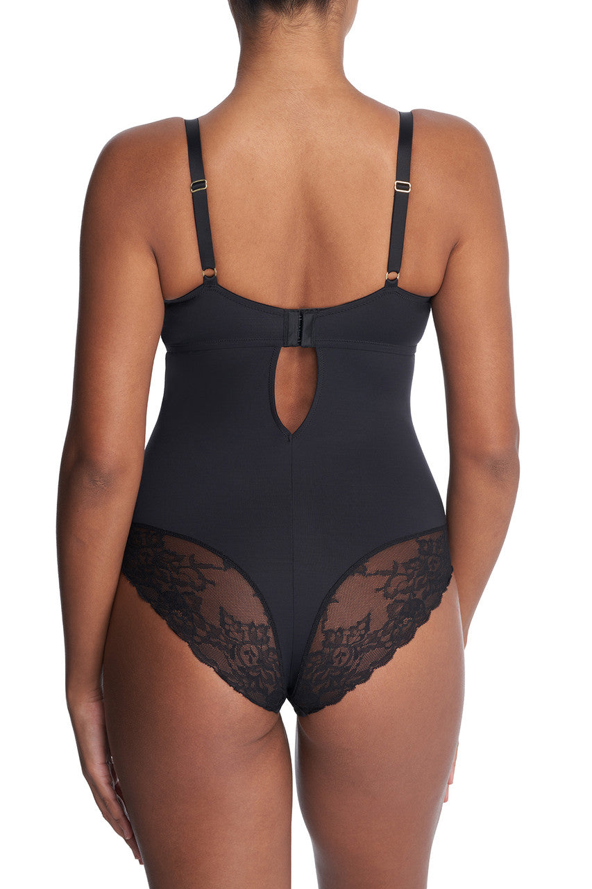 Buy Statement Full Fit Underwire Bodysuit in Black/Café Online Black/Café Natori