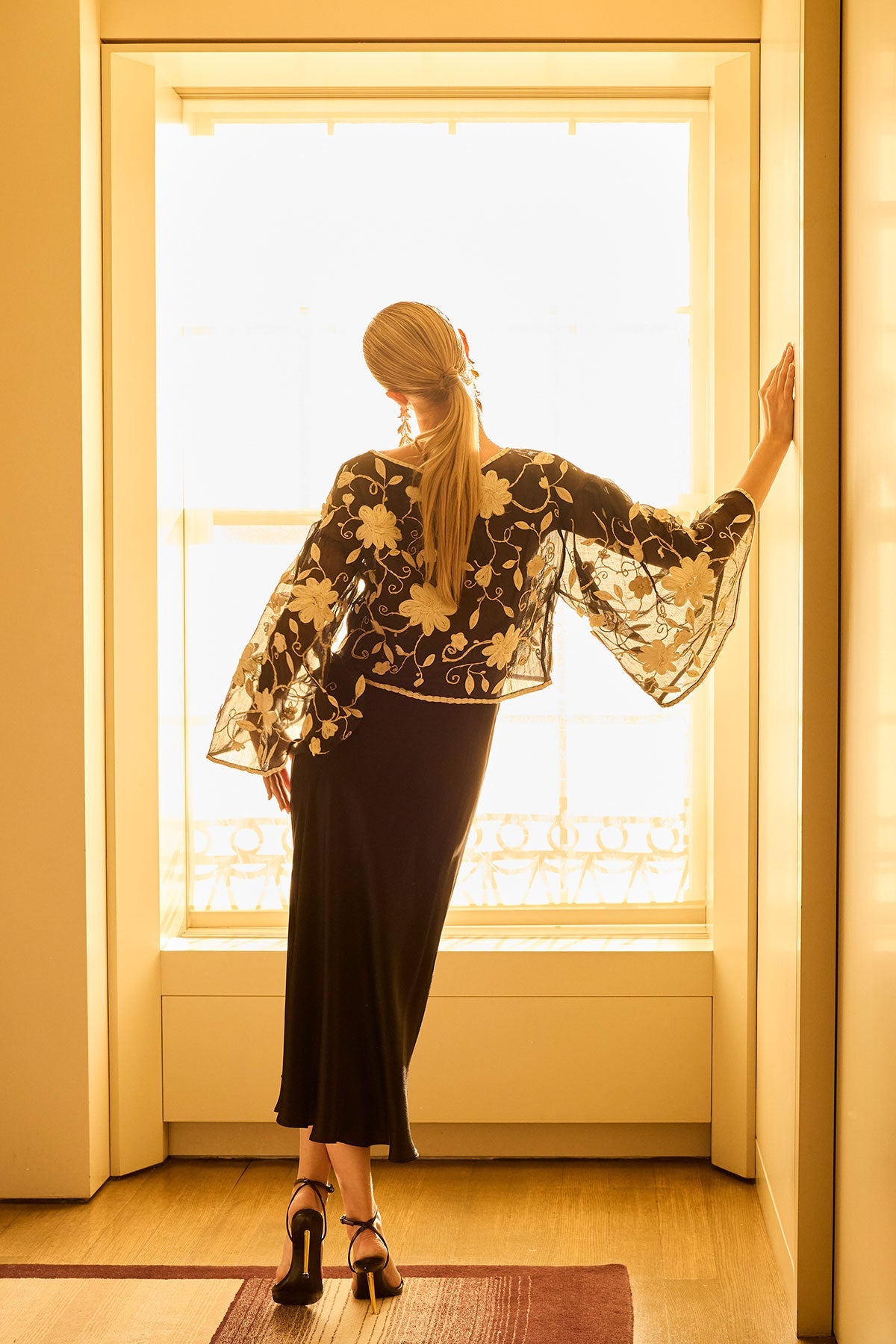 Couture Piña Embellished Top Black Natori