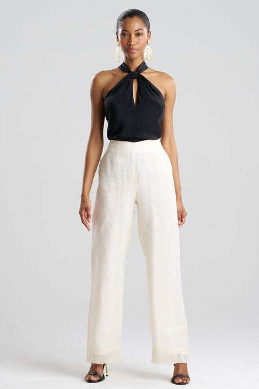 Couture Piña Straight Leg Pants Natural Natori