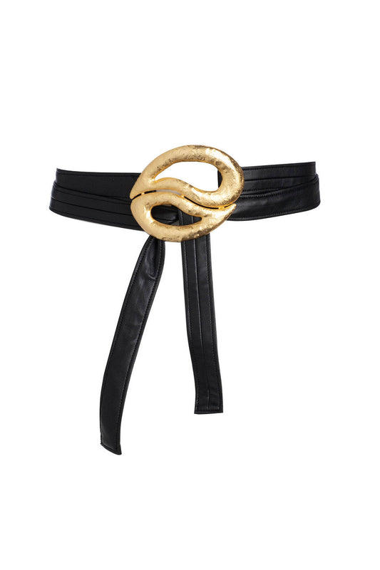 Buy Gold Plated Brass Teardrop Pendant Belt in Gold Online Gold Natori