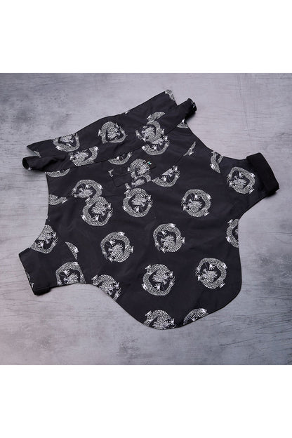 Dragon Camp Shirt Black Natori