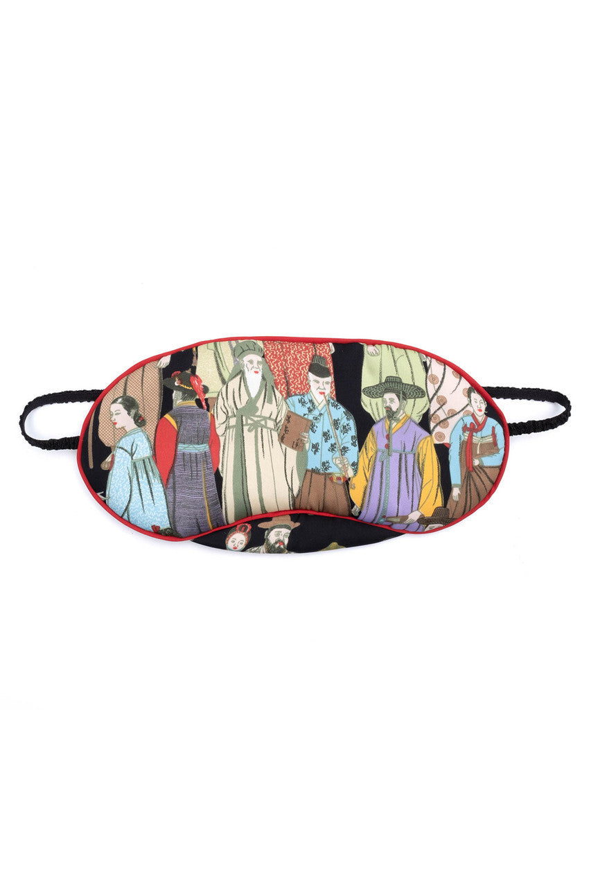 Buy Dynasty Eye Mask in Black Online Black Natori