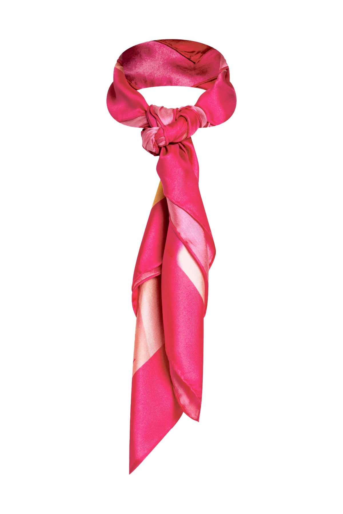 Silk Long Scarf Garbo Pink Multi Natori