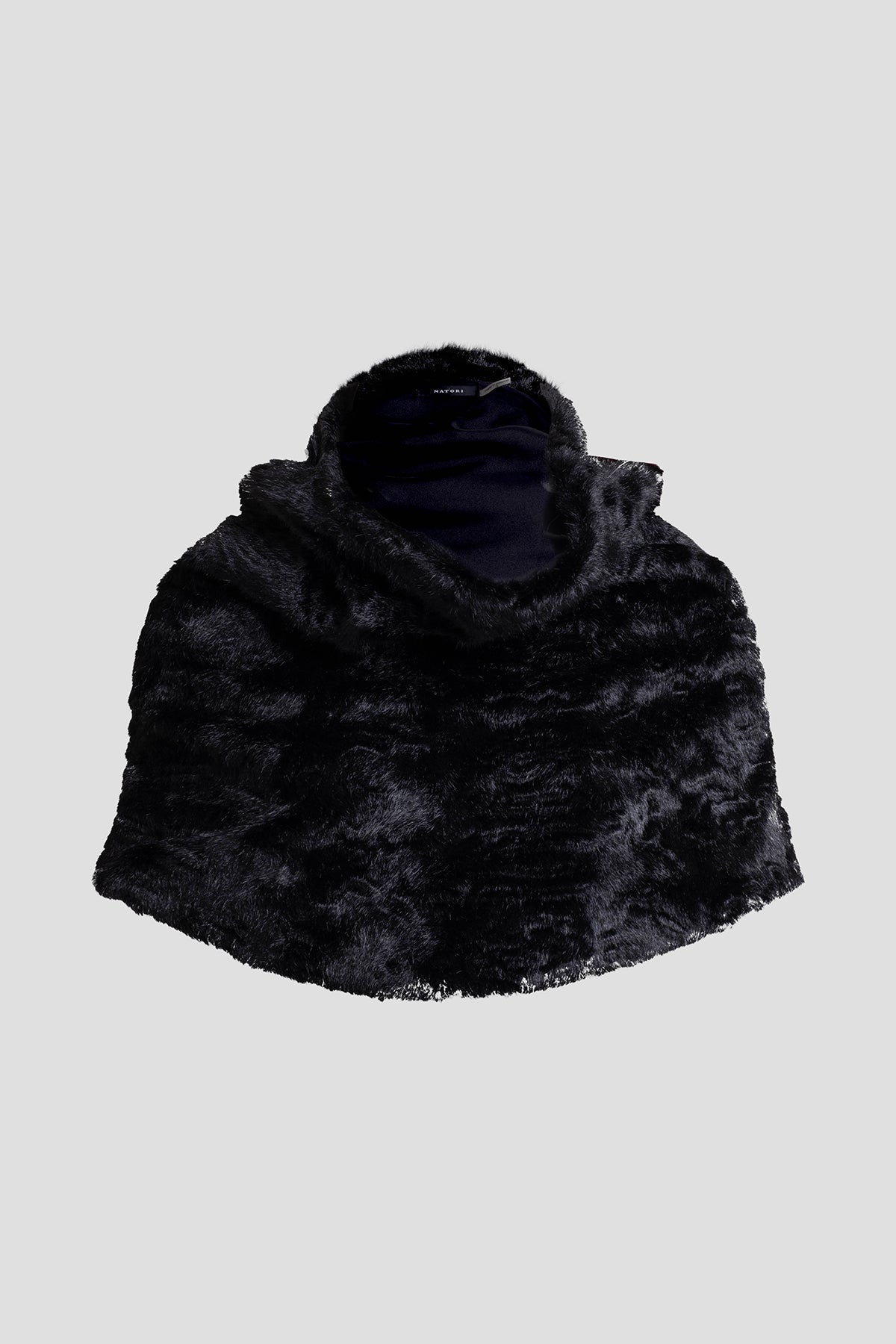 Astrakhan Faux Fur Snood Black Natori