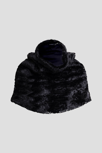 Astrakhan Faux Fur Snood Black Natori