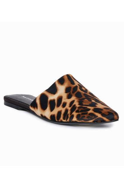 Buy Adore Luxe Leopard Satin Slide in Chestnut Online Chestnut Natori