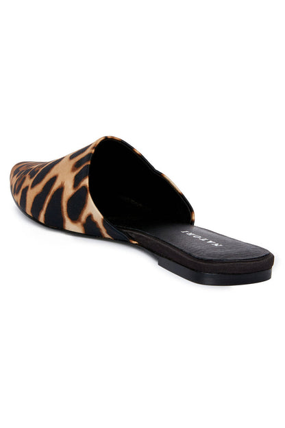 Buy Adore Luxe Leopard Satin Slide in Chestnut Online Chestnut Natori