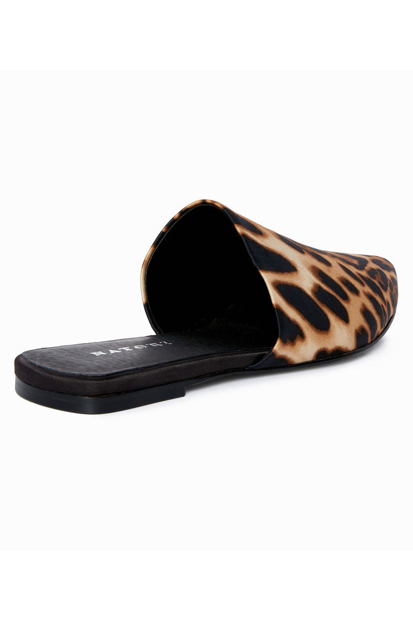 Buy Adore Luxe Leopard Satin Slide in Chestnut Online Chestnut Natori