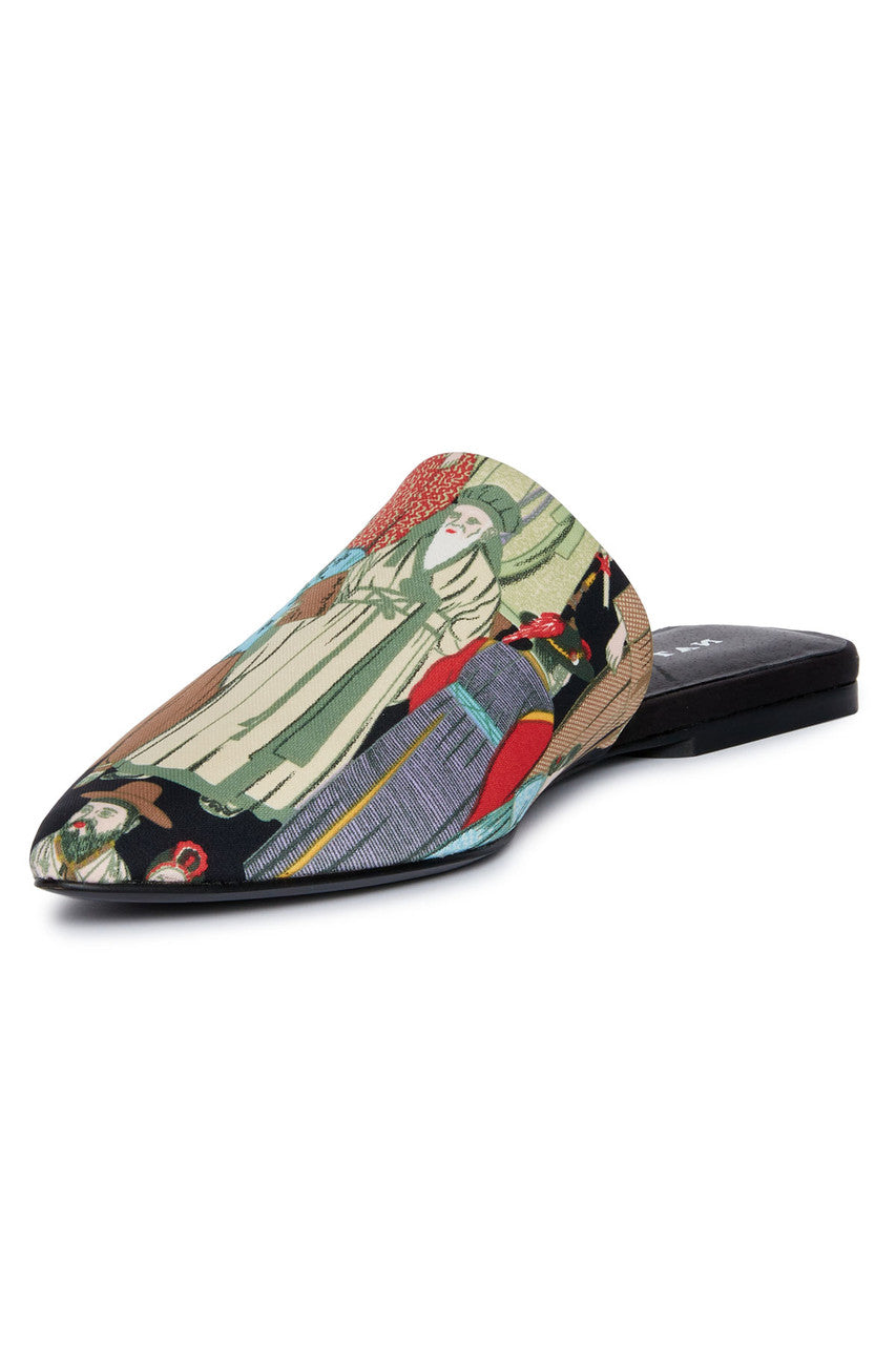 Buy Adore Dynasty Satin Slide in Black Multi Online Black Multi Natori