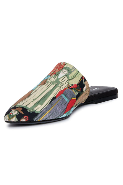 Buy Adore Dynasty Satin Slide in Black Multi Online Black Multi Natori