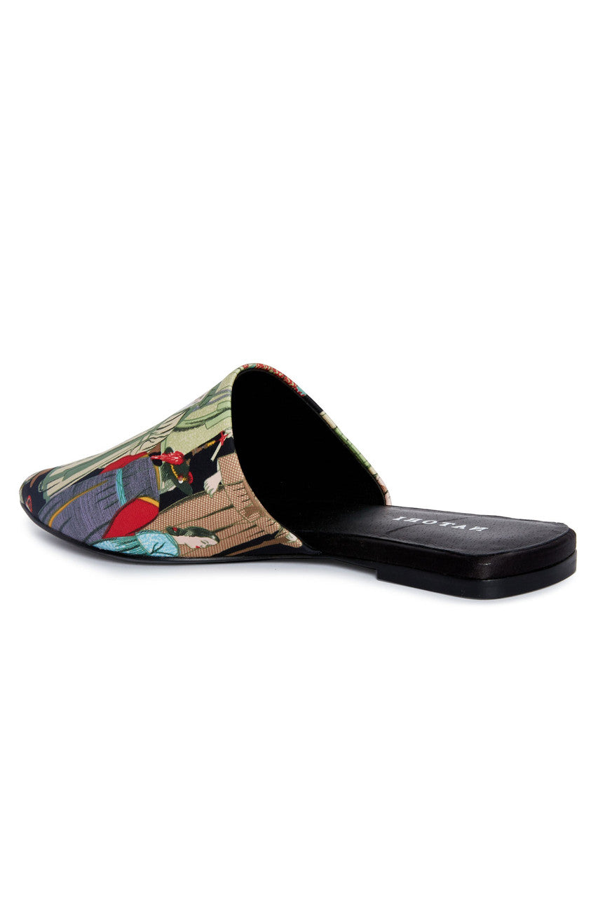 Buy Adore Dynasty Satin Slide in Black Multi Online Black Multi Natori