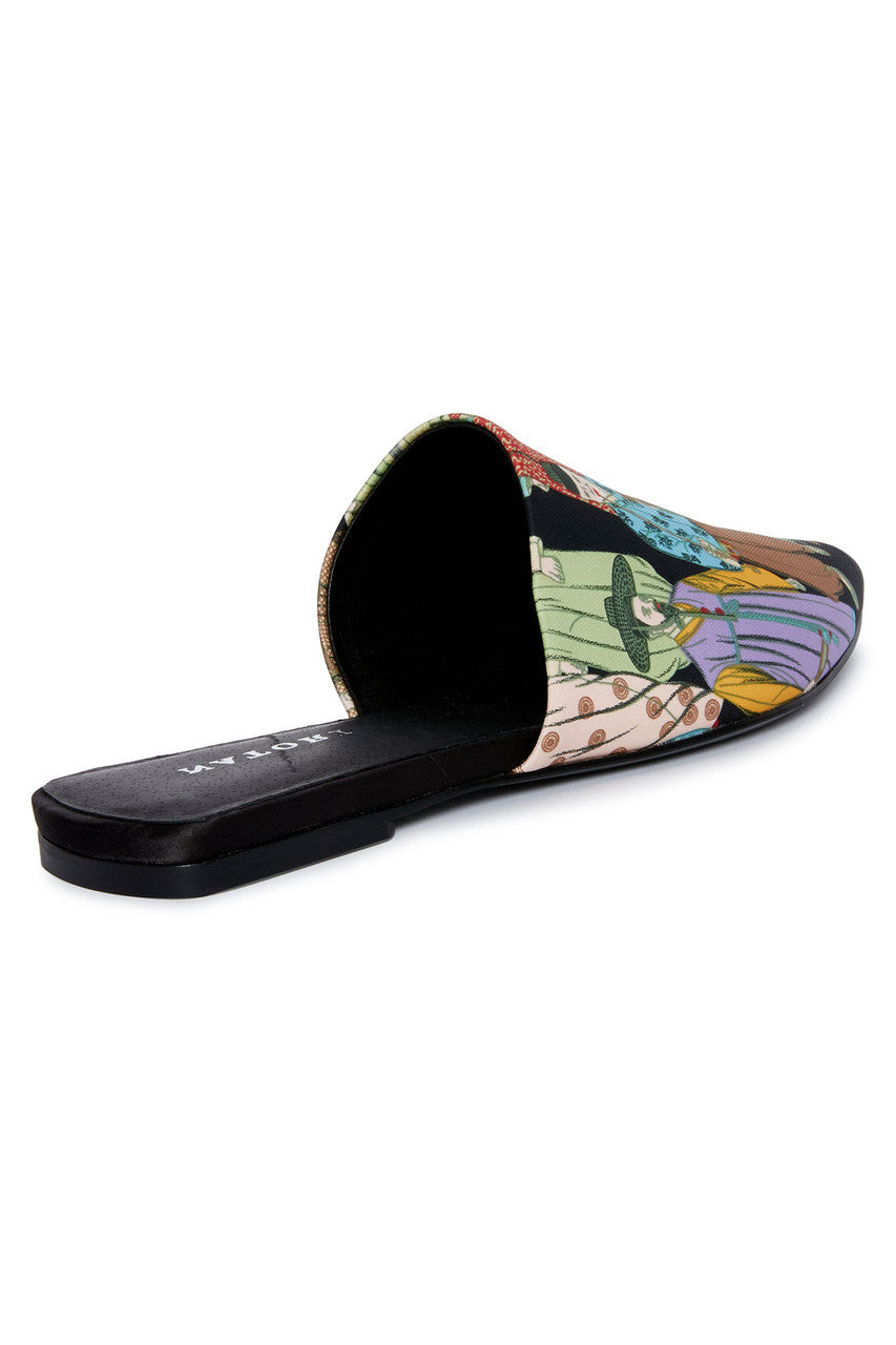 Buy Adore Dynasty Satin Slide in Black Multi Online Black Multi Natori