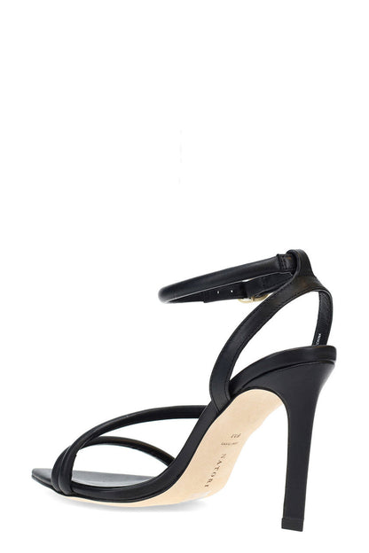 Buy Reiki Nappa Leather Ankle Strap Heel in Black Online Black Natori
