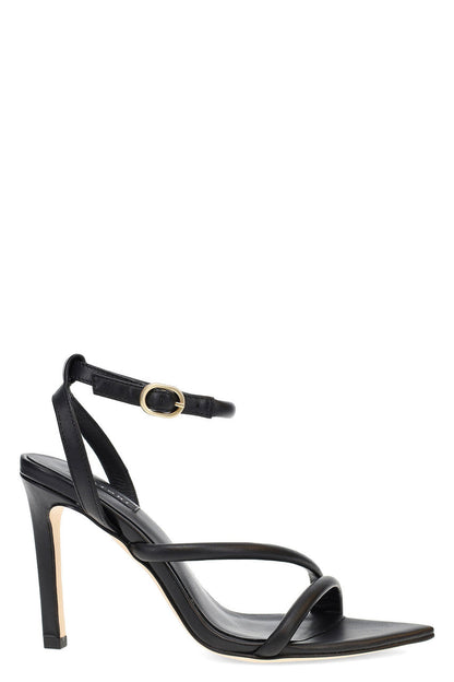 Buy Reiki Nappa Leather Ankle Strap Heel in Black Online Black Natori