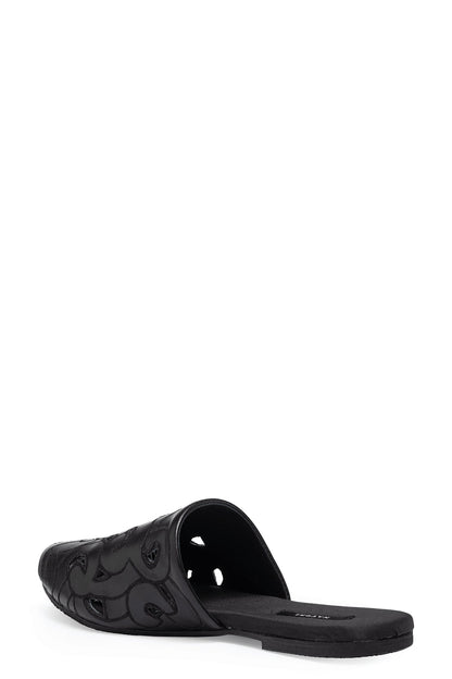 Buy Vegan Luxe Lambskin Slide in Black Online Black Natori