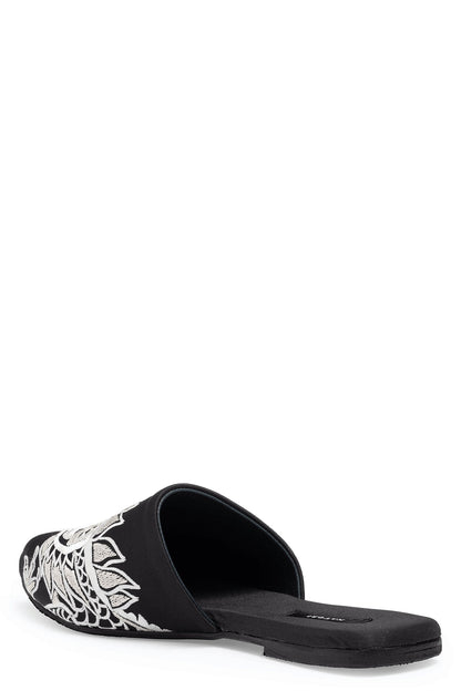 Buy Dragon Embroidered Luxe Charmeuse Slide in Black Online Black Natori
