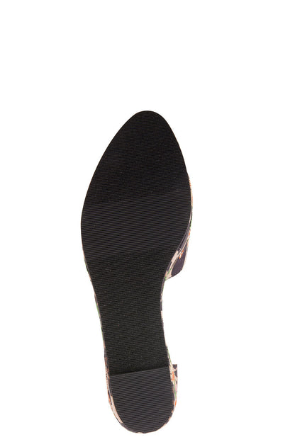 Buy Artsy Chikayo Satin Embroidery Espadrille in Chestnut Online Chestnut Natori
