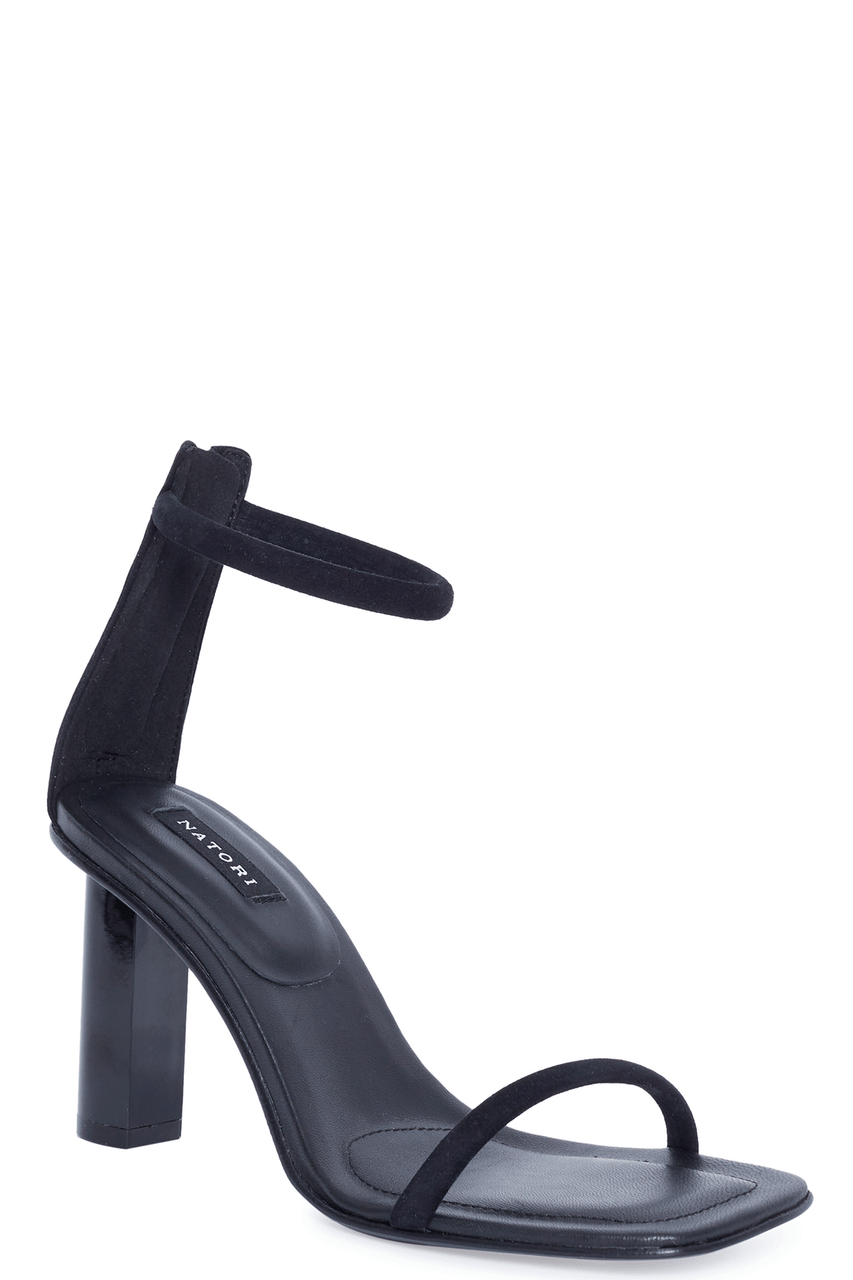 Buy Glow Suede Sandal in Black Suede Online Black Suede Natori