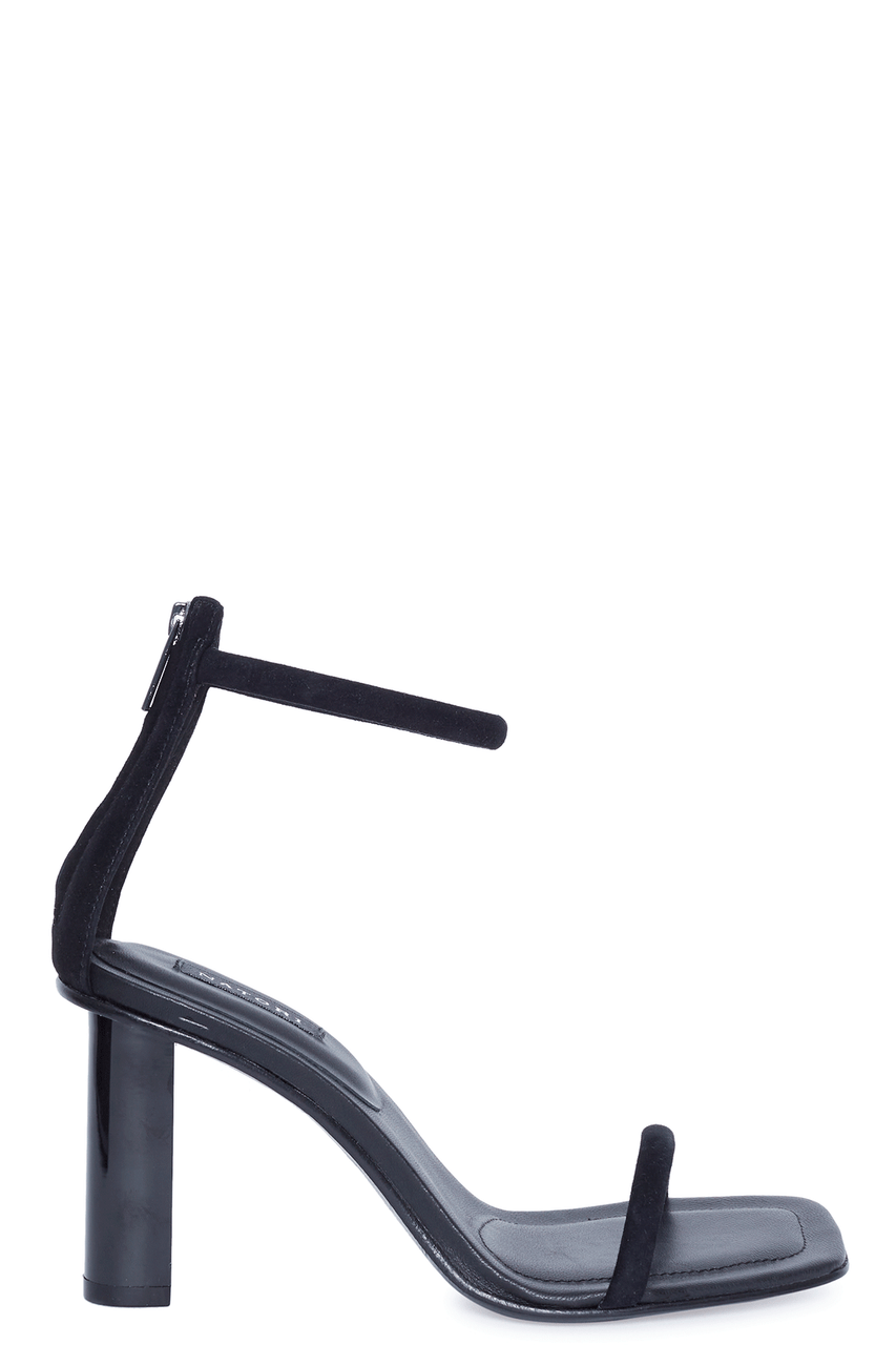 Buy Glow Suede Sandal in Black Suede Online Black Suede Natori
