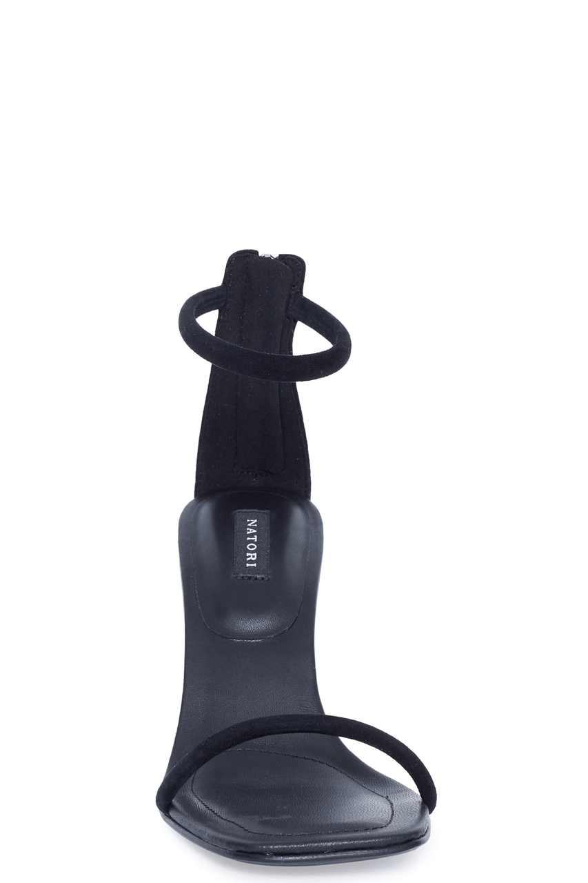 Buy Glow Suede Sandal in Black Suede Online Black Suede Natori