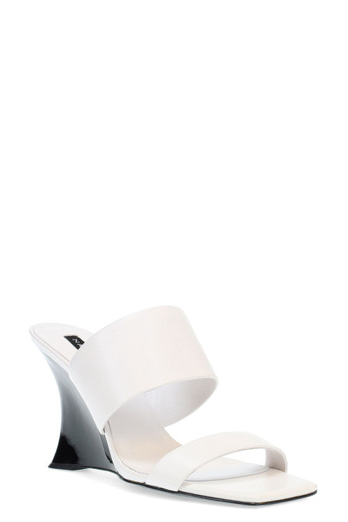 Buy Balli High Wedge Slide Sandals in White Online White Natori