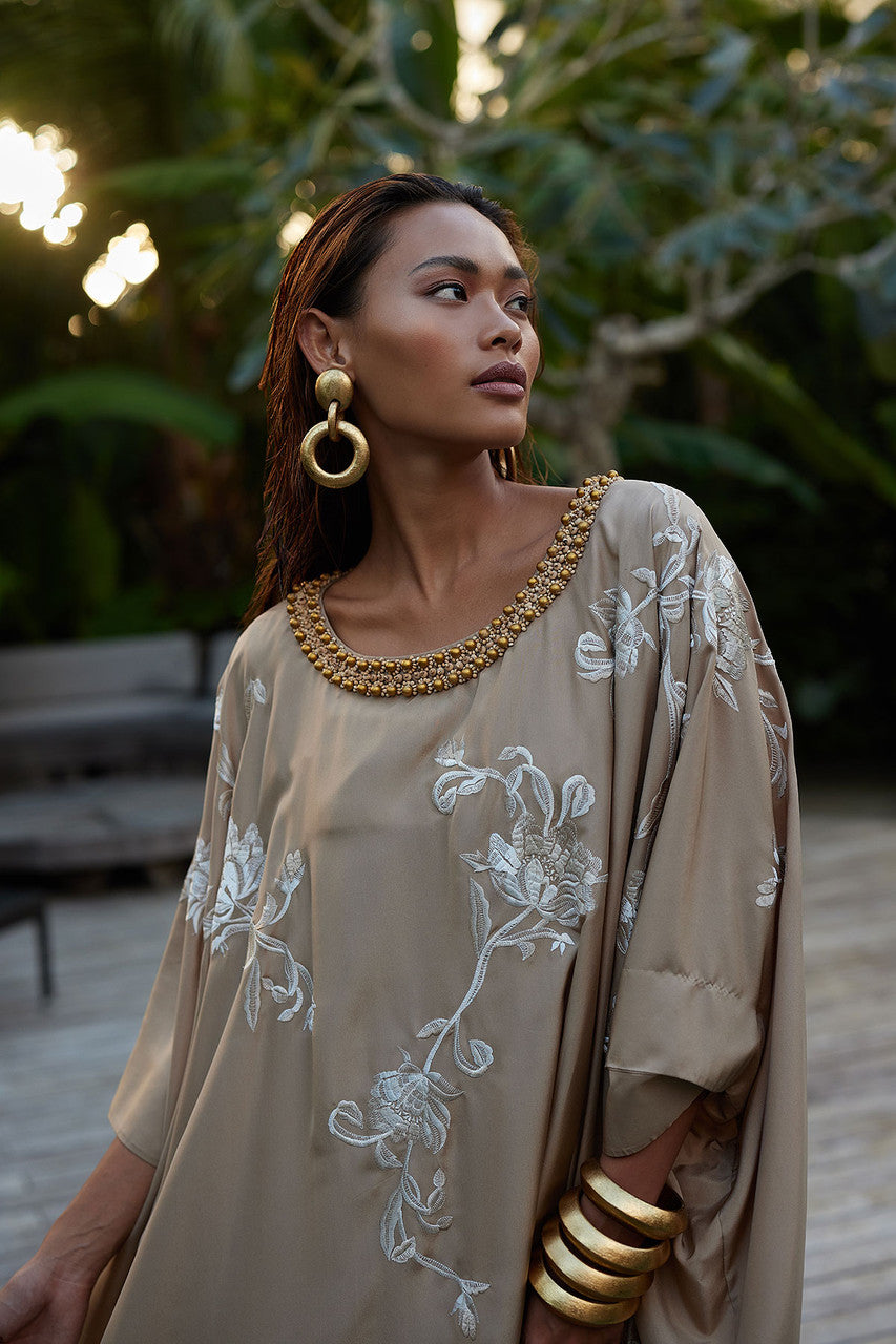 Buy Acacia Wood and Gold Plated Hoop Earrings in Antique Gold Online Antique Gold Natori