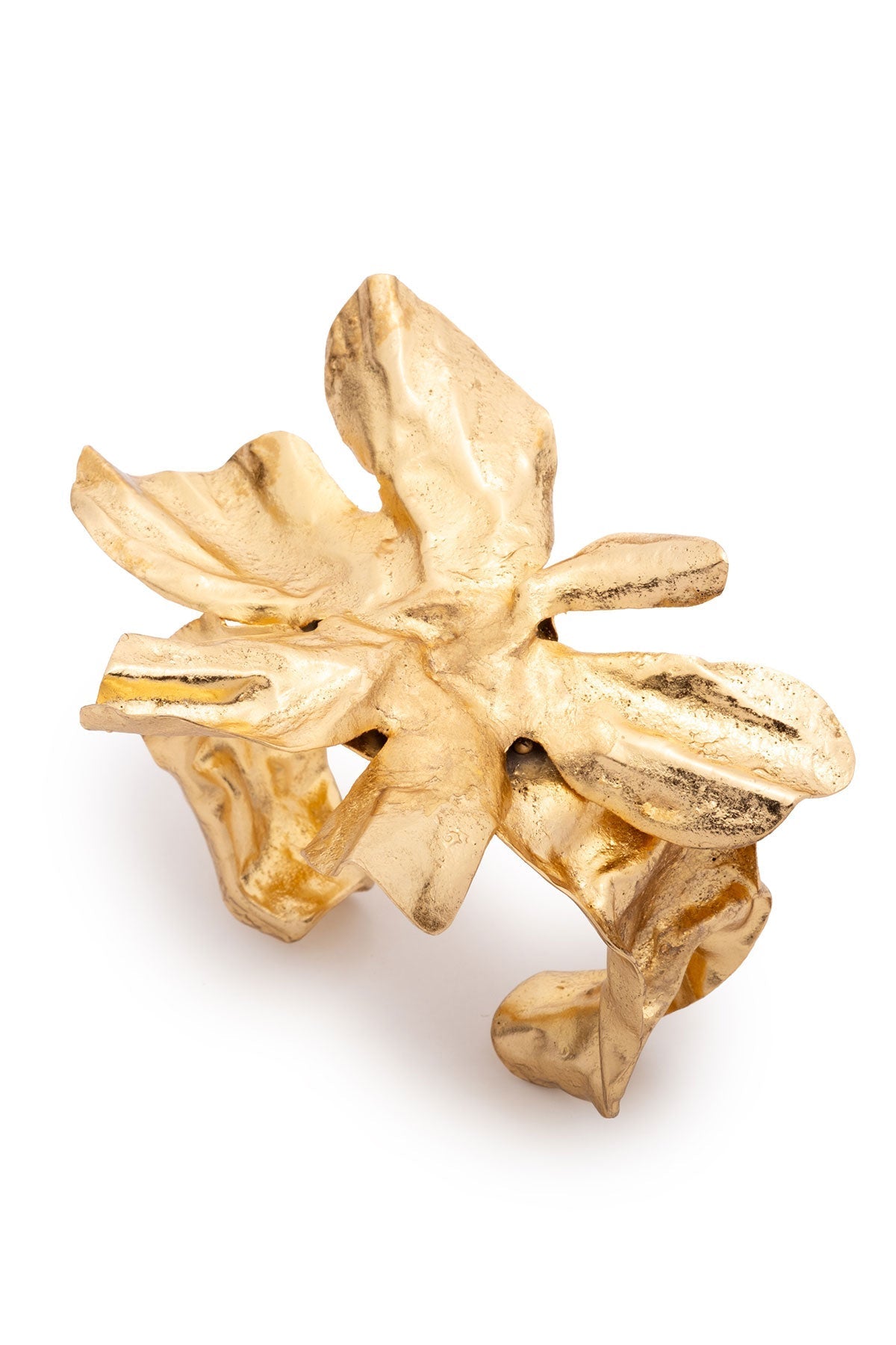 Peony Gold Plated Cuff Bracelet Gold Natori
