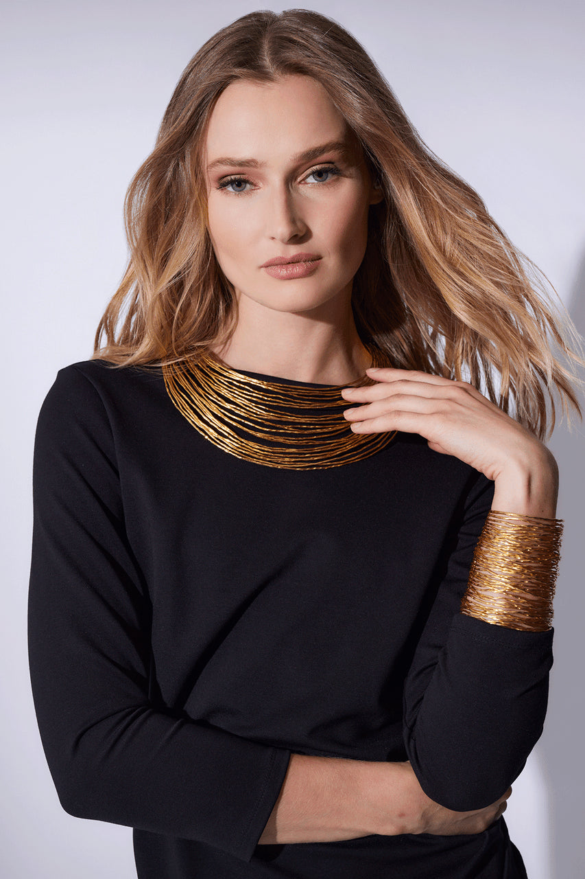 Buy Gold Brass Wire Necklace in Antique Gold Online Antique Gold Natori