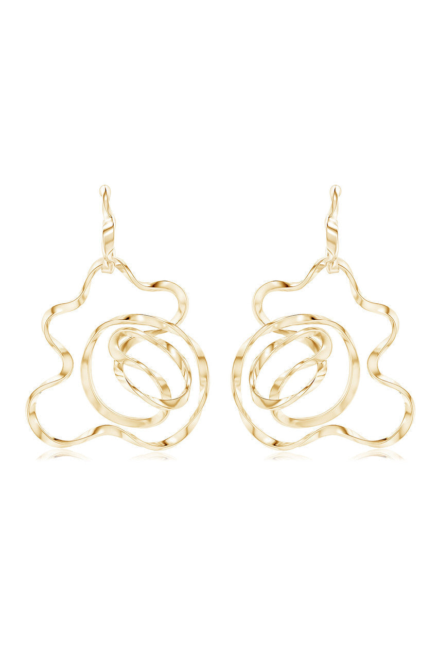 Buy Sakura 14k Hoop Earrings in 14K Yellow Gold Online 14K Yellow Gold Natori