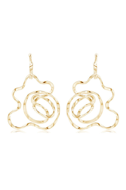 Buy Sakura 14k Hoop Earrings in 14K Yellow Gold Online 14K Yellow Gold Natori