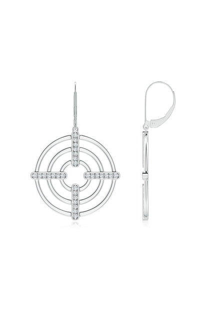 Buy Infinity Concentric Circle 14K Gold Earrings in 14K White Gold Online 14K White Gold Natori