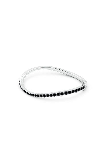 Buy Shangri-La Brushstroke 14K Gold and Black Diamond Full Bracelet in 14K White Gold Online 14K White Gold Natori