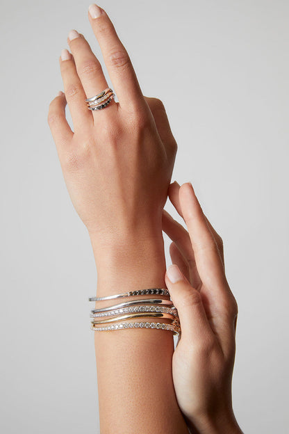 Buy Shangri-La Brushstroke 14K Gold Bracelet in 14K White Gold Online 14K White Gold Natori