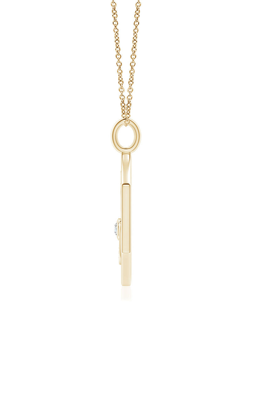 Buy Indochine Spirit 14k Hexagon Frame Hamsa Pave Diamond Pendant Necklace in 14K Yellow Gold Online 14K Yellow Gold Natori