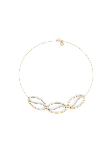 Buy Shangri-La Elliptical Yin-Yang 14K Gold and Diamond Trio Necklace in 14K Yellow Gold Online 14K Yellow Gold Natori