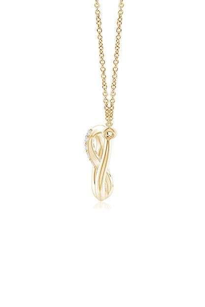 Buy Shangri-La Yin-Yang 14K Gold and Diamond Chain Pendant Necklace in 14K Yellow Gold Online 14K Yellow Gold Natori