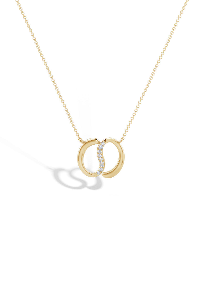 Buy Shangri-La Yin-Yang 14K Gold and Diamond Chain Pendant Necklace in 14K Yellow Gold Online 14K Yellow Gold Natori
