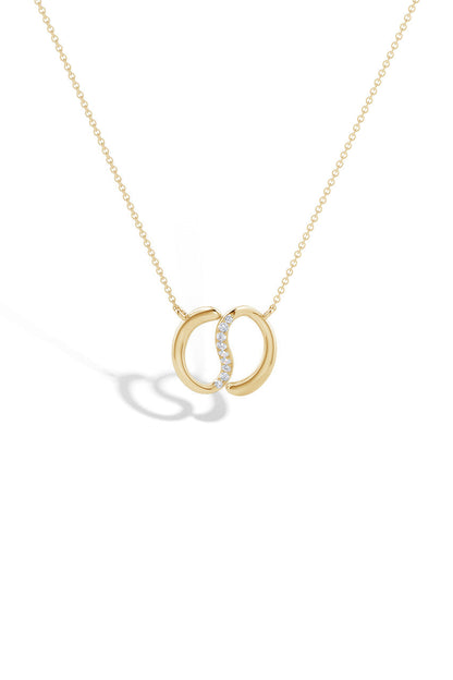Buy Shangri-La Yin-Yang 14K Gold and Diamond Chain Pendant Necklace in 14K Yellow Gold Online 14K Yellow Gold Natori