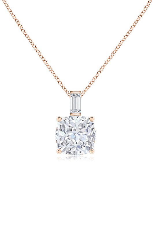 Buy Orient Express Lab-Grown 14K Gold & Cushion Diamond Pendant Necklace in 14K Rose Gold Online 14K Rose Gold Natori