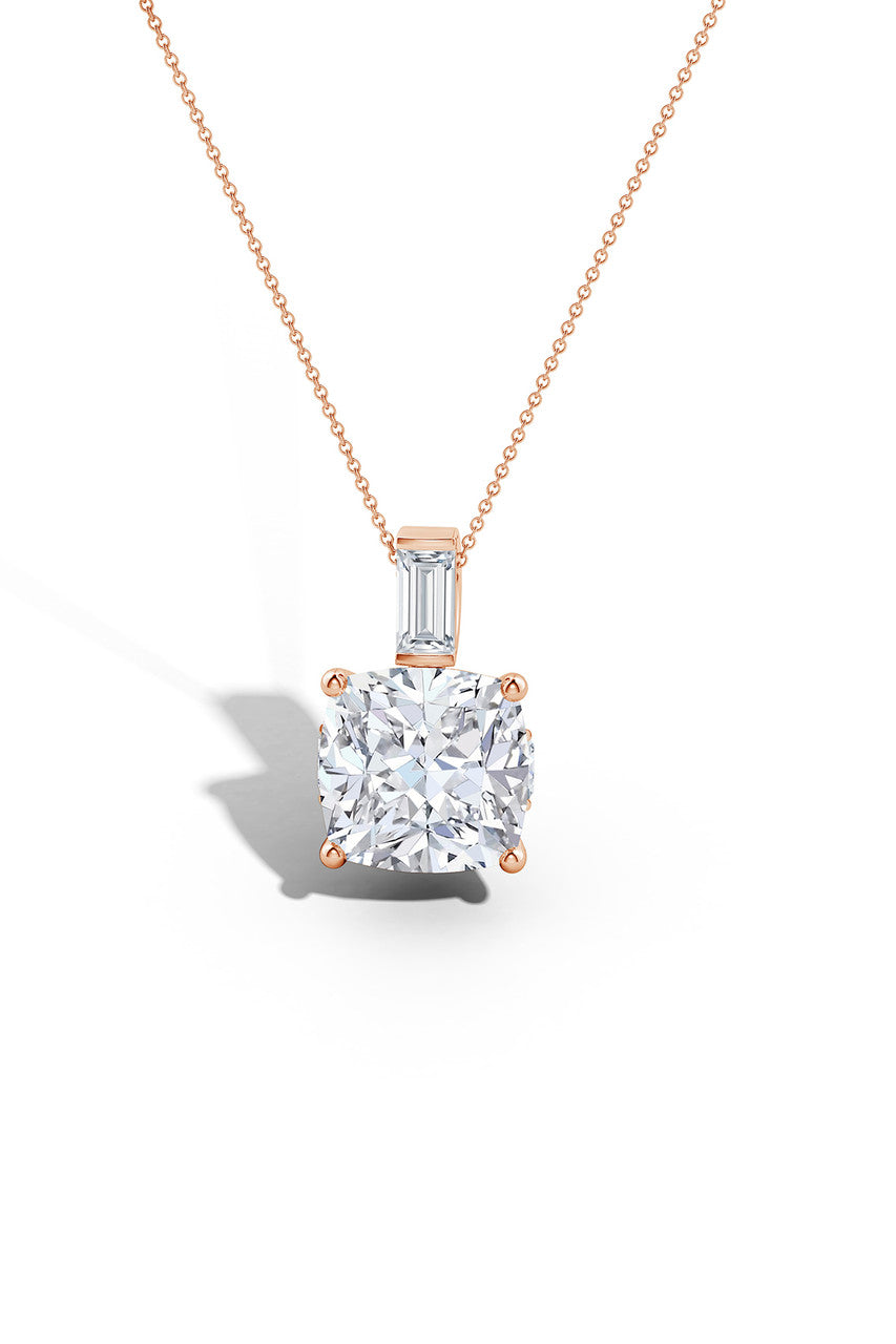 Buy Orient Express Lab-Grown 14K Gold & Cushion Diamond Pendant Necklace in 14K Rose Gold Online 14K Rose Gold Natori