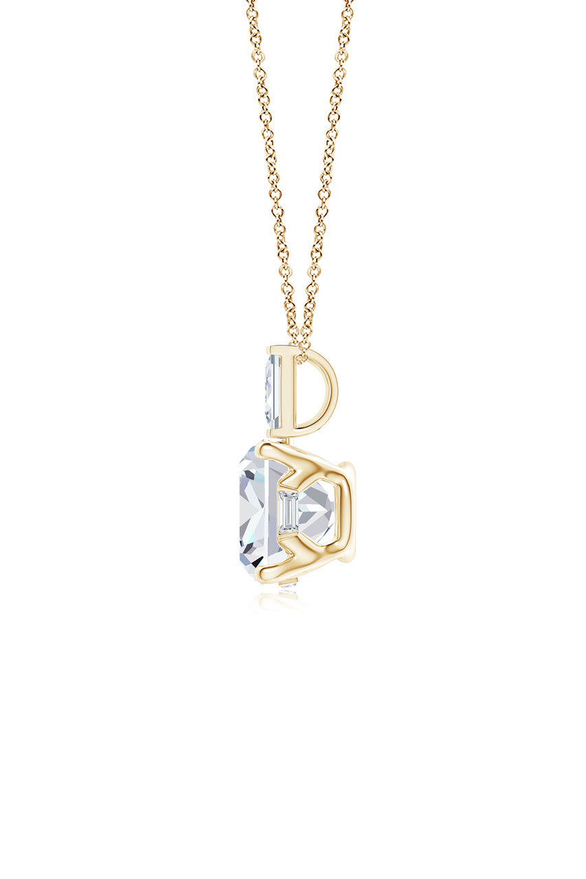Buy Orient Express Lab-Grown 14K Gold & Cushion Diamond Pendant Necklace in 14K Yellow Gold Online 14K Yellow Gold Natori