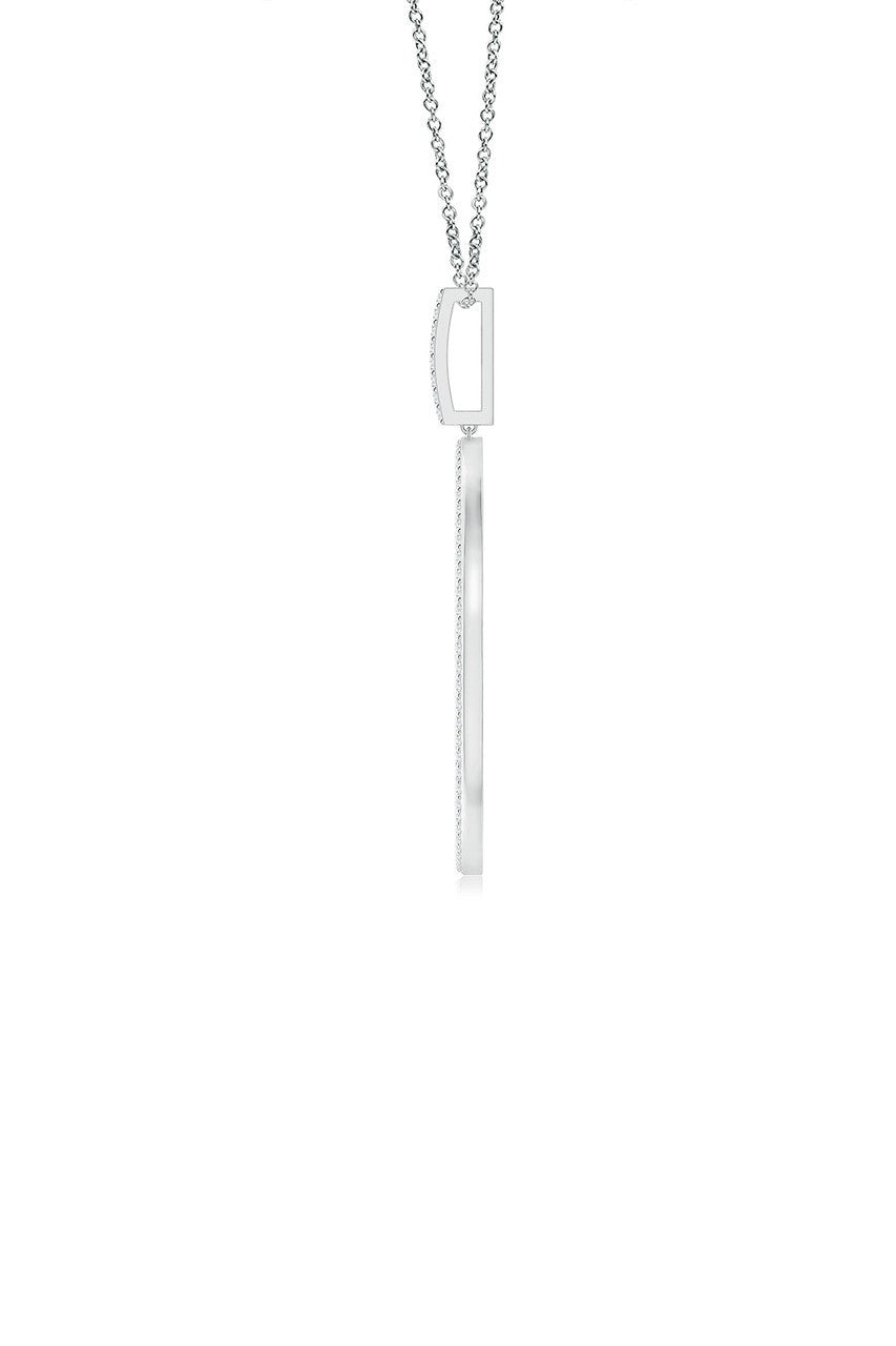 Buy Kamon 14k Open Diamond Pendant Necklace in 14K White Gold Online 14K White Gold Natori