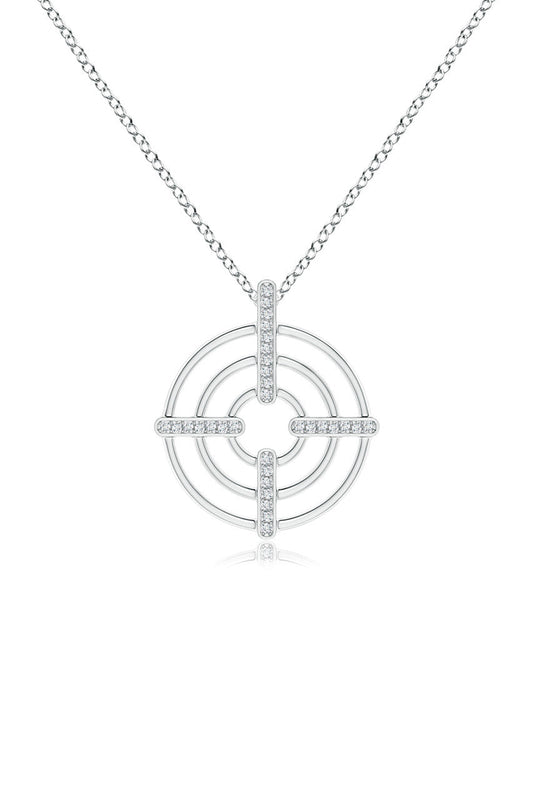 Buy Infinity Concentric Circle 14K Gold Pendant Necklace in 14K White Gold Online 14K White Gold Natori